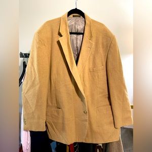 Big Men Stout Men Camel Hair Sportscoat